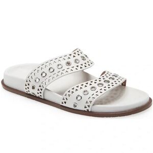 Alaïa Perforated Slide Sandal